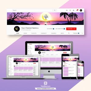 Motivational YouTube Channel Art