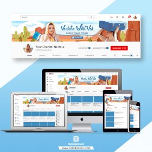 Personal Vlog YouTube Channel Art