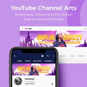 YouTube Channel Art Design