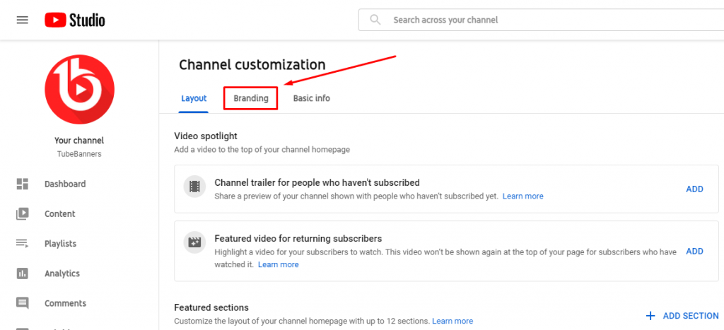 YouTube Customization